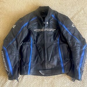 AGV Sport leather motorcycle jacket